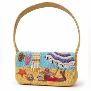 Handcrafted in India Beach Beaded Purse NWT